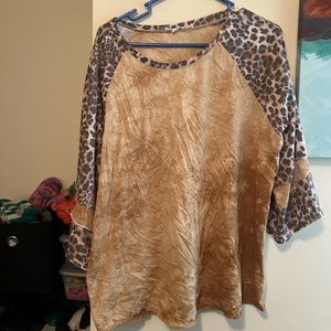 3xl easel baseball tee